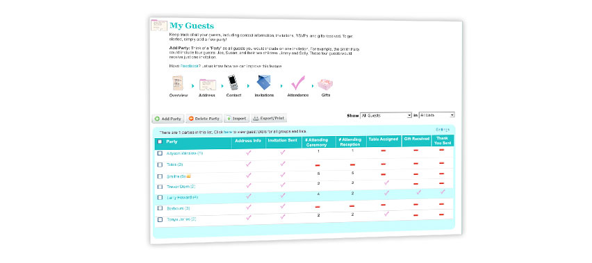 My Guests Example Image