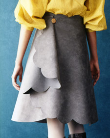 Suede No-Sew Skirt