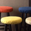 Suede Stool Cover