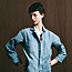 Denim Coverall Dress 