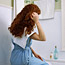 1. Brush dry hair.
