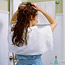 4. "Dry" shampoo, then rinse.