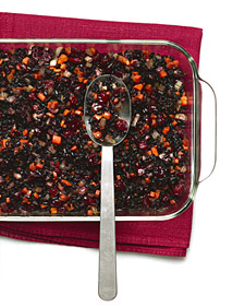 Forbidden Rice with Cranberries, Carrots, and Ginger