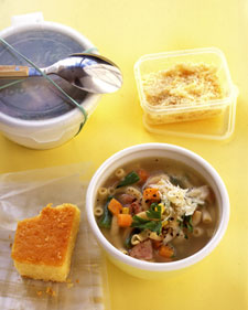 Chicken-Apple Sausage and Pasta Soup