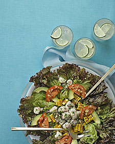 Southwest-Style Scallop Seviche Salad