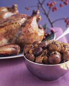 Roasted Chicken with Chestnuts