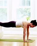 Stability Ball Exercise: Accordion Crunch