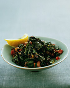 Saute-Steamed Swiss Chard