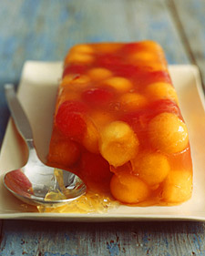 Watermelon and Cantaloupe Kanten