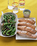 Salmon with Herbed Mustard Sauce
