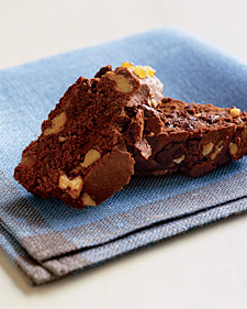 Double Dark-Chocolate and Ginger Biscotti