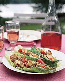 Kashi, Mint, and Almond Salad