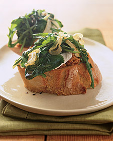 Summer Greens Bruschetta