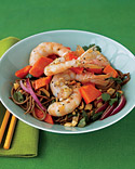 Papaya, Shrimp, and Soba Salad