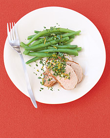 Pork Tenderloin with Orange-Parsley Topping