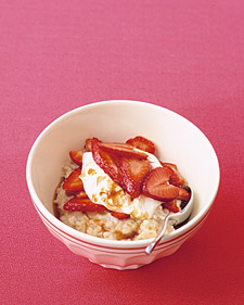 Strawberry Oatmeal Breakfast