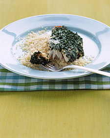 Herb-Crusted Snapper