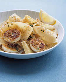 Pappardelle with Scallops