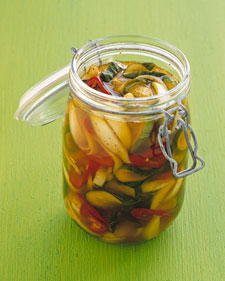 Image of Pickled Cucumbers And Jalapenos, Martha Stewart
