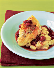 Chicken with Cranberry Sauce