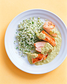 Chicken with Poblano Cream Sauce