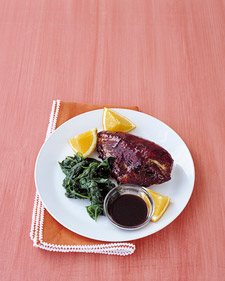 Orange-Molasses Glazed Chicken