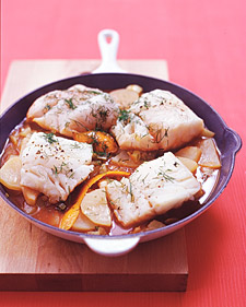 Cod with Fennel and Potatoes