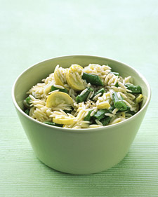 Orzo and Snap Pea Salad