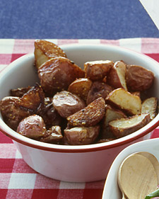 Roasted Mustard Potatoes