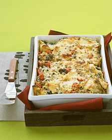 Lasagna with Sausage and Kale
