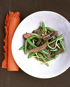 Soy-Glazed Beef with Green Beans