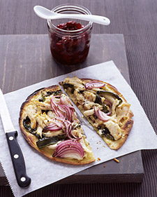Turkey-Poblano Tostadas