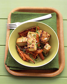 Soy-Glazed Tofu and Carrots