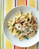 Pasta with Chicken and Peas