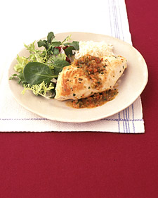 Chicken with Garlic-Pepper Sauce