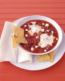 Eggs in Spicy Tomato Sauce