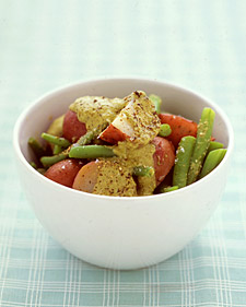Green Bean and Potato Salad with Pesto