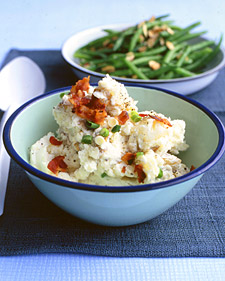 Potato Salad with Sour Cream and Scallions