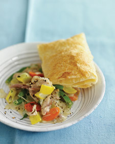 Chicken Potpie with Green Beans and Squash