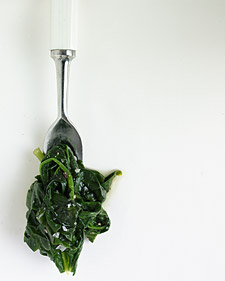 Wilted Spinach with Nutmeg style=