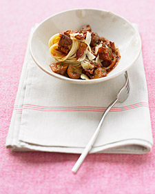 Mushroom Ragout with Pasta
