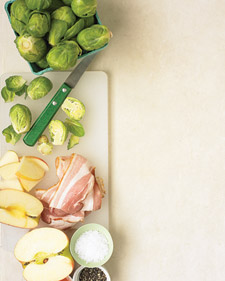 Image of Brussels Sprouts With Bacon And Apple, Martha Stewart