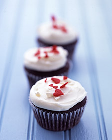 Frosted Chocolate-Buttermilk Cupcakes