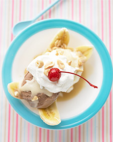 Butterscotch Banana Splits