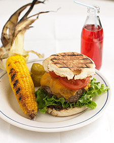 Cheddar-Horseradish Burgers