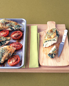 Chicken Breasts Stuffed with Spinach and Ricotta