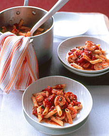 Spicy Shrimp and Tomato Pasta