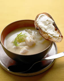 Fish Soup with Lemon Aioli