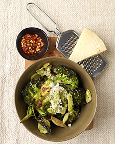 Image of Roasted Broccoli With Grated Manchego, Martha Stewart