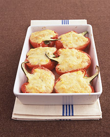 Polenta-Stuffed Peppers